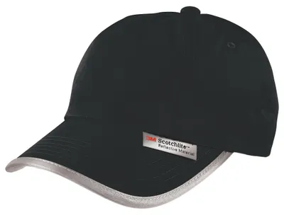 Immagine prodotto di Result Headwear - Cappellino da baseball riflettente FK1693 (taglia unica) (nero)