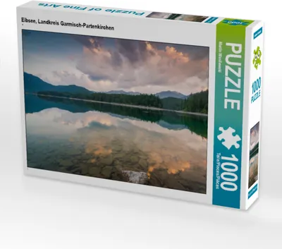 Produktbild von CALVENDO Puzzle Morgen am Eibsee | 1000 Teile Lege-Größe 64x48cm Foto-Puzzle für glückliche Stunden