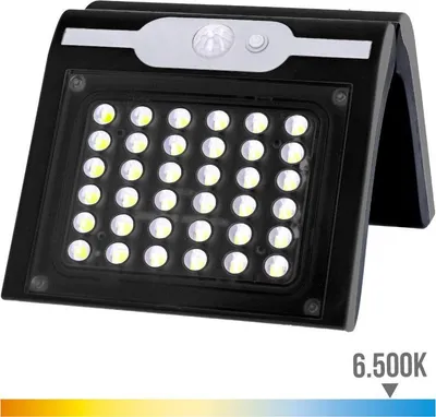 Image de Applique Solaire Edm 2w éclairage Extérieur Autonome Avec Capteur De Mouvement - Edm