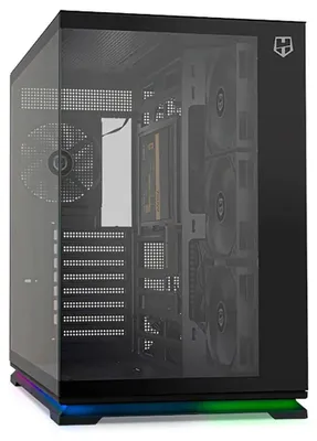 Zdjęcie produktu dla NOX Hummer GALAXY, Midi Tower, PC, Czarny, ATX, ITX, micro ATX, Szkło hartowane, SPCC, Wielo