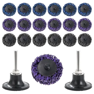 Immagine prodotto di Dischi abrasivi - 18 pezzi - 50 mm per levigatura e lucidatura