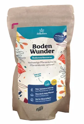 Produktbild von deNatura BodenWunder – Pflanzenkohle zur Bodenverbesserung (500 g)