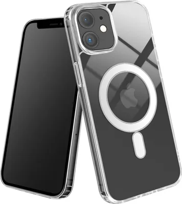 Image de Avizar, MagSafe Étui de protection antichoc pour iPhone 11, Coins renforcés, Transparent