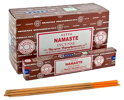 Zdjęcie produktu dla Kadzidło, naturalne składniki, aromaty najwyższej jakości, Namaste 180 g