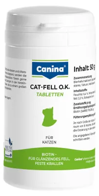 Produktbild von Canina Pharma CAT Fell O.K. Tabletten 100 Tabl., 50 g
