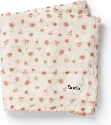 Produktbild von Elodie Musselin Decke - Petit River Rose 80 x 80 cm - Material: 50% Bambus - 50% Baumwolle - waschbar bei 30°C – Babydecke