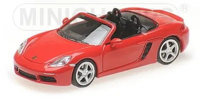 Produktbild von Minichamps 1:87 PORSCHE 718 BOXTER – 2016 – RED