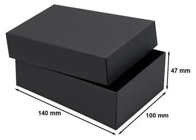 Obrázok produktu pre Dekoratívna krabička 140x100x47 Čierna s A6