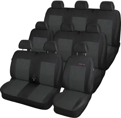 Produktbild von Maßgefertigte Autositzbezüge Schonbezüge für 9-Sitz (2+1 6x1) Trafic II Vivaro A
