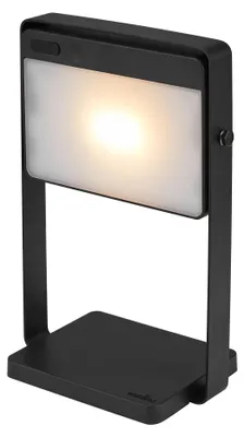 Image de Lampe solaire portable à LED NORDLUX Saulio IP44, Variante : 107 x 170 x 236 mm, solaire, 3,5 W, 200 lm, noir