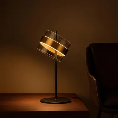 Produktbild von Glamouröse LED Tischlampe mit 3 Stufen-Dimmer - max. 2000 lm
