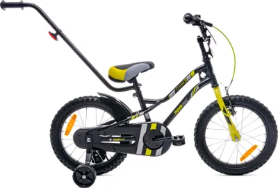 Produktbild von Sun Baby Tiger Bike Kinderfahrrad Jungen Fahrrad Stützräder 12 14 16 Zoll ab 2-6 Jahre BMX Kinder Fahrrad (16 Zoll, Grün)