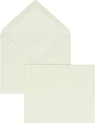 Produktbild von Briefumschläge 125x140mm 100g/qm gummiert VE=100 Stück ivory