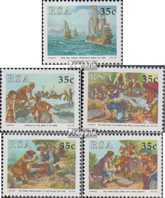 Produktbild von Briefmarken Südafrika 1992 Mi 834-838 (kompl.Ausg.) postfrisch Poststeine