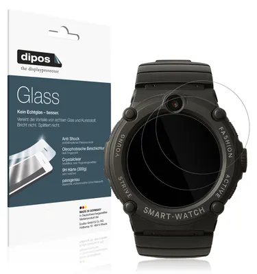 Image de 2x Protection ecrán pour Watchmark GPS Watch Kids Verre souple Film Protecteur 9H dipos