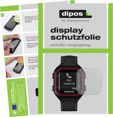 Produktbild von 6x Schutzfolie für Garmin Forerunner 25 matt Displayschutzfolie Folie Display Schutz dipos