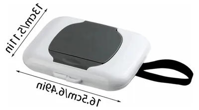 Produktbild von Wiederverwendbarer Feuchttücher-Halter für Reisen, Aufbewahrungsbox für Kinderwagen, nachfüllbar
