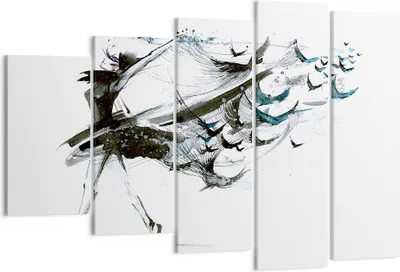 Produktbild von Bild auf Leinwand - Leinwandbild - Tanz eine Frau Ballett Aktivität - 150x100cm - Wand Bild - Wanddeko - Leinwanddruck - Bilder - Kunstdruck - Leinwand bilder - Wandkunst - EG150x100-3078