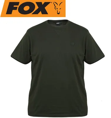 Produktbild von Fox Green Black T-Shirt - Angelshirt, Größe:M