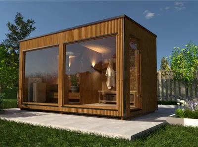 Produktbild von Sauna Holz Trockensauna Gartensauna Holzsauna Outdoor Sauna Kotasuna