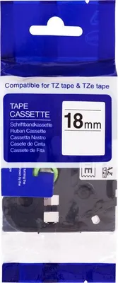 Obrázok produktu pre Kompatibilná páska TZe-FX241 (čierna tlač/biely podklad)