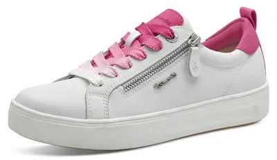 Produktbild von Tamaris Comfort Sneaker - Weiß / Fuxia Leder/Textil
