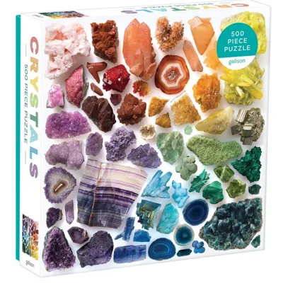 Produktbild von GALISON Quadratisches Puzzle Regenbogenkristalle 500 Teile