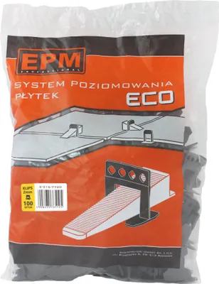 Obrázek produktu pro System Układania Płytek Eco 100 Klipsów 2Mm