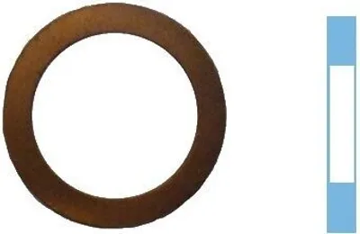 Produktbild von CORTECO Dichtring Ölablaßschraube 005590H 1,5mm Kupfer 14mm 24mm
