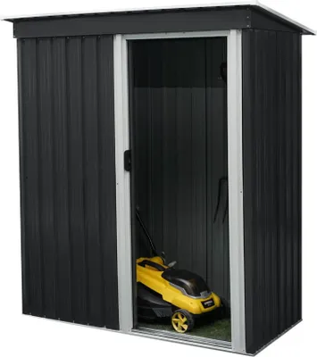 Produktbild von HOME DELUXE - Geräteschuppen BOHIO - Größe: XS - Maße 89 cm x 163 cm x 182 cm, Raumfläche 1,2 m² I Gerätehaus Gartenschuppen Gartenschrank