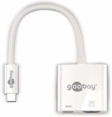 Immagine prodotto di Goobay Adattatore HDMI USB-C 4k 60 Hz, bianco