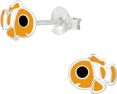 Produktbild von Kinderohrstecker: Mädchen Ohrringe Silber „Fisch“