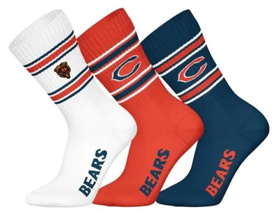 Immagine prodotto di Calzini unisex NFL - Chicago Bears - Confezione da 3 pezzi - 43-46