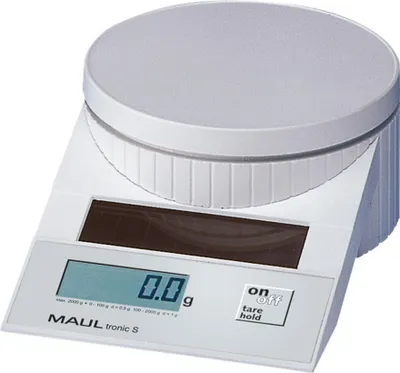 Produktbild von MAUL Briefwaage MAULtronic S 5 kg Solar weiß