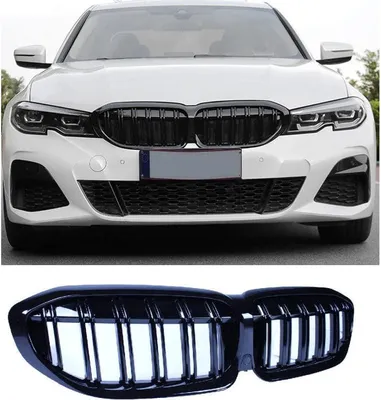 Produktbild von Kühlergrill Nieren für BMW 3er G20 - G21 schwarz glänzend