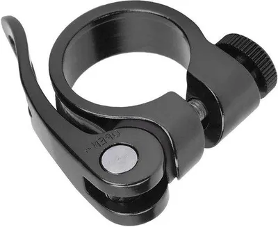 Produktbild von Schnellspann-Sattelklemme 28,6 mm – Fahrrad-Sattelrohr 25,4 mm – Aluminiumlegierung – schwarz