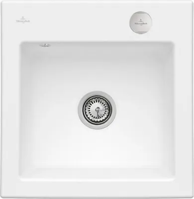 Produktbild von Villeroy & Boch Keramikspüle 331502RW, Subway 50 S Einbauspüle - inkl.