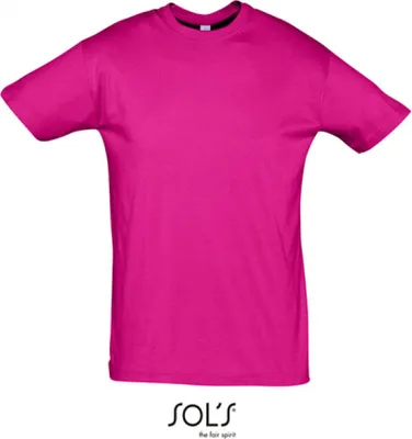 Image de SOLs 11380 | Regent 150 T-shirt homme - Couleur : Fuchsia - Taille : L