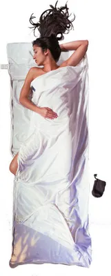 Produktbild von Cocoon Silk-egypt Travel Bettlaken Weiß 220 x 83 cm Weiß 220 x 83 cm