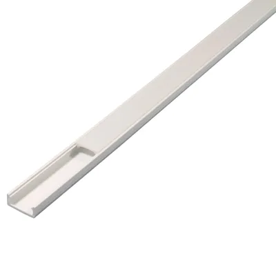 Obrázok produktu pre MasterLED LED Slim profil PVC 16x7mm biely 2m – Plochý LED profil s mliečnym krytom – Mini lišta svetelná lišta