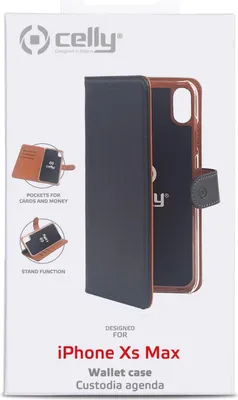Image de Celly WALLY999 coque de protection pour téléphones portables 16,5 cm (6.5") Étui avec portefeuille Noir