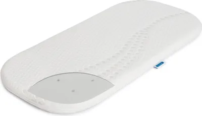 Produktbild von Schaumstoffmatratze für Baby Hug 75x37 cm, ovale Kinderbettmatratze, Matratze für Kinderwagen, Wiege, Reisebett, Tragetasche.