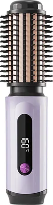 Produktbild von Thermobürste Wärmebürste 32mm für Locken und Glätten, Keramik Ionenbürste, 3 Temperaturstufen, schnelles Aufheizen