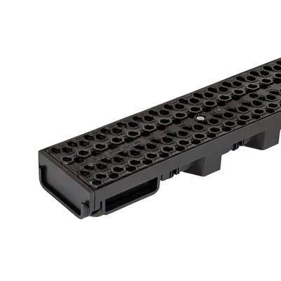 Produktbild von ScarMaxx Stirnwand für flache Garten-Entwässerungsrinnen, 2 Stück, 115mm Höhe, Kunststoff, einfache Montage, beidseitig verwendbar, witterungs- & mechanisch resistent