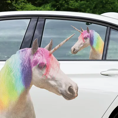 Produktbild von ThumbsUp! Fenstersticker "Einhorn"