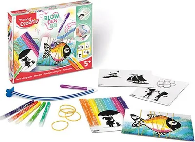 Image de Maped 846710 Maped Creativ Pustestift-Set BLOW PEN "Fil'Art", 22-teilig