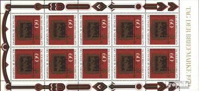 Produktbild von Briefmarken BRD (BR.Deutschland) 1979 Mi 1023Klb Kleinbogen (kompl.Ausg.) gestempelt Tag der Briefmarke