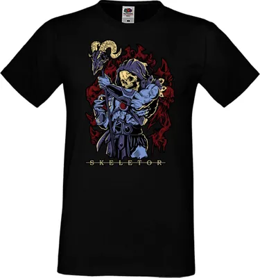 Produktbild von Herren T-Shirt Anime Manga Masters Of The Universe Skeletor Skeletor, Man 4XL / Schwarz