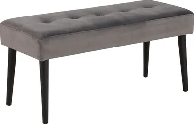 Produktbild von Actona Glory, Gepolsterter, ausgestopfter Sitz, Grau, Stoff, Schwarz, Stahl, Universal