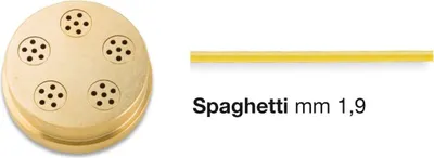 Produktbild von Imperia - Bronze-Matrize 283 für Spaghetti für die Nudelmaschine Home Chef